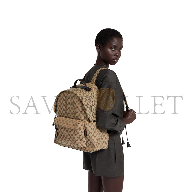 Gvc*1 medium gg backpack with web 824624 (42*36*21cm)